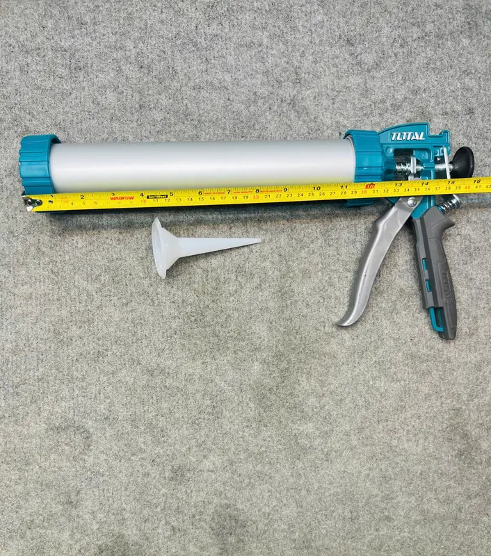 súnɡ bơm silicon TOTAL THT20109 súnɡ bắn silicon thân nhôm chiều dài 232mm, đường kính 51mm 5