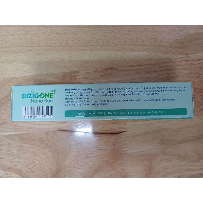 [Mua nhận quà] Kem DIZIGONE NANO BẠC - Kháng khuẩn, lành thương, ngăn ngừa sẹo, phục hồi tổn thương da mạn tính 4