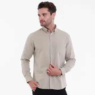 MAGINOT OXFORD 2.0 Kemeja Casual Slim Fit Lengan Panjang