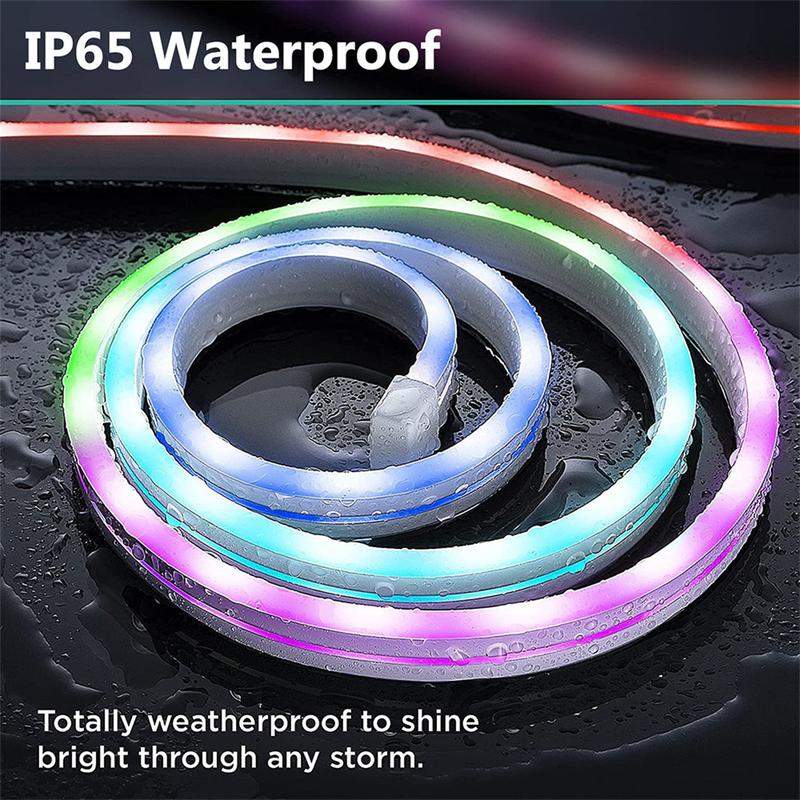Product Introduction of Lampu Neon Flex Running RGB 3 Meter Remote Led Strip Bluetooth USB Kamar Tidur Hias lampu  running aesthetic 38