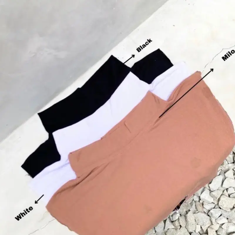 KENAN - Inner Leher Daleman Baju Muslimah Dewasa kaos rayon Menyerap Keringat Dalaman Jilbab 3