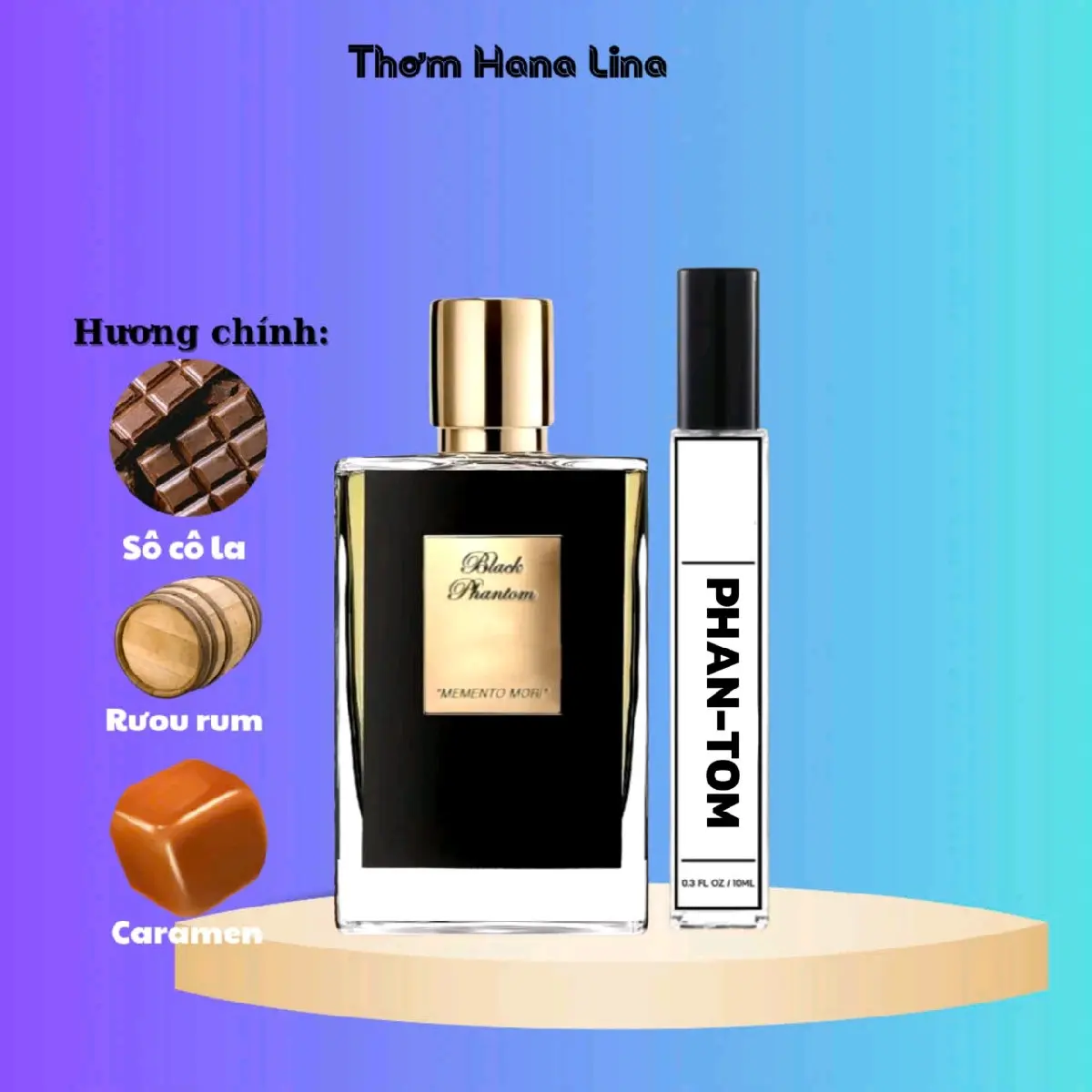 Nước hoa Nam Phantom( chai nhỏ 10ml)Chất chơi, sáng trọng, qu.yến rũ.