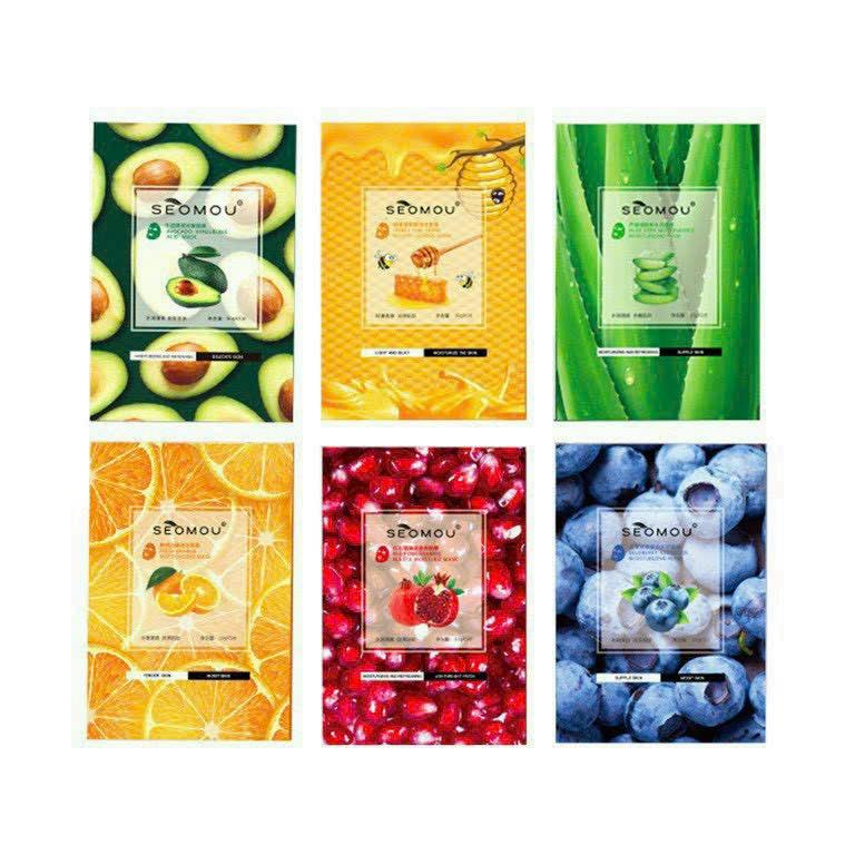 Product Introduction of Combo sỉ 100 mask Seomou cấp ẩm, nâng cơ [FREESHIP] Skincare Làm Đẹp Da 6