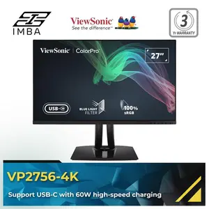 ViewSonic 27" VP2756-4K 100% sRGB Monitor [2160p, 60Hz]