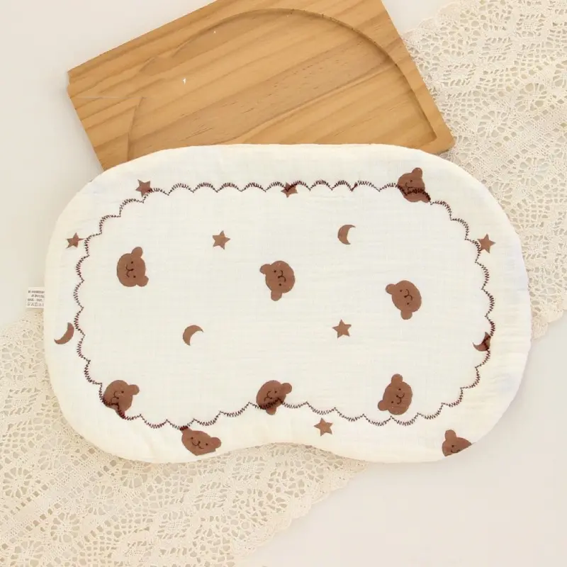 Gối Xô Muslin Trần Bông Quảng Châu Cho Bé Từ Sơ Sinh 6