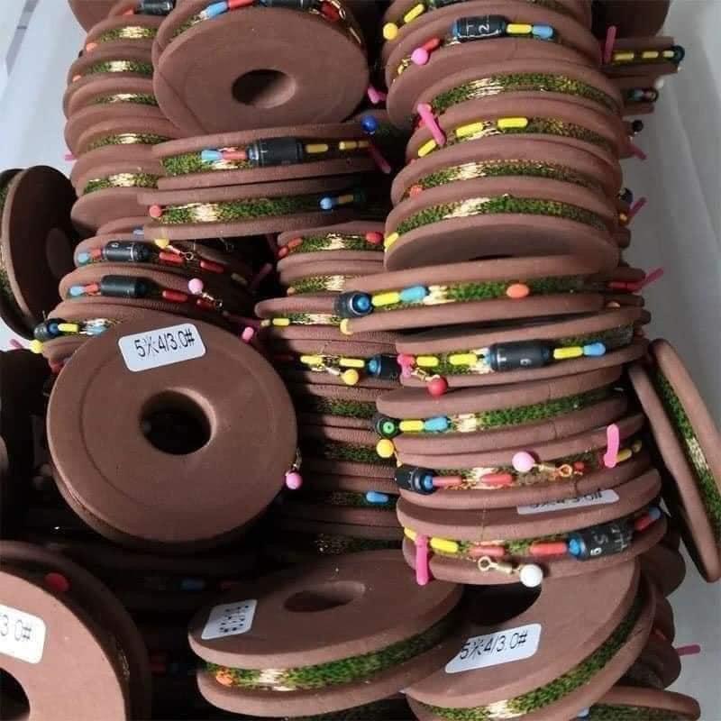 ComBo 3,5 Trục Nâu Trục Thẻo Buộc Sẵn Chuyên Câu Đài Trục Thẻo Câu Đài