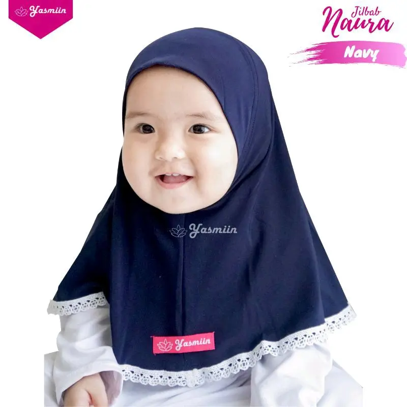 Jilbab Anak Naura Bahan Jersey impor