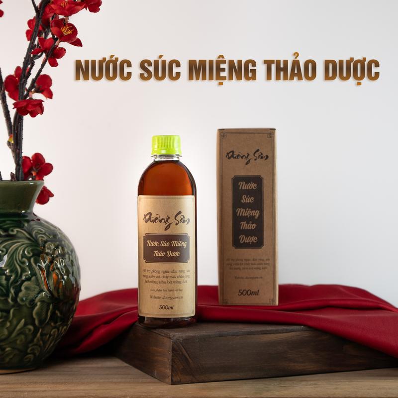   chai sâu răng  Nước súc miệng thảo dược 500ml 