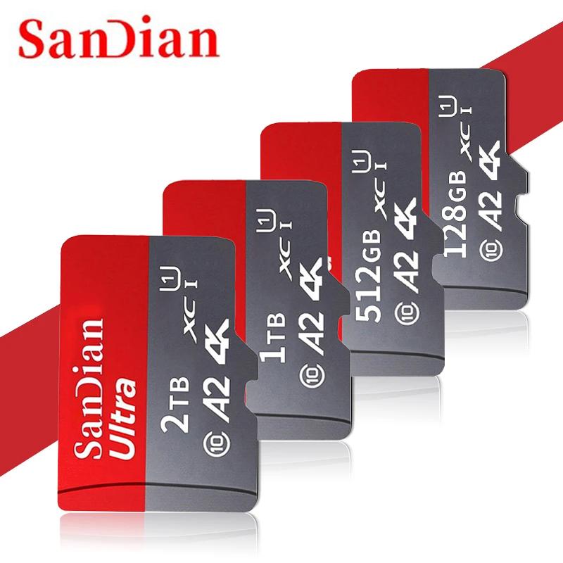 2TB 1TB SD/TF Flash Memory Card 128GB Class10 Micro TF SD Card 512GB SD ...