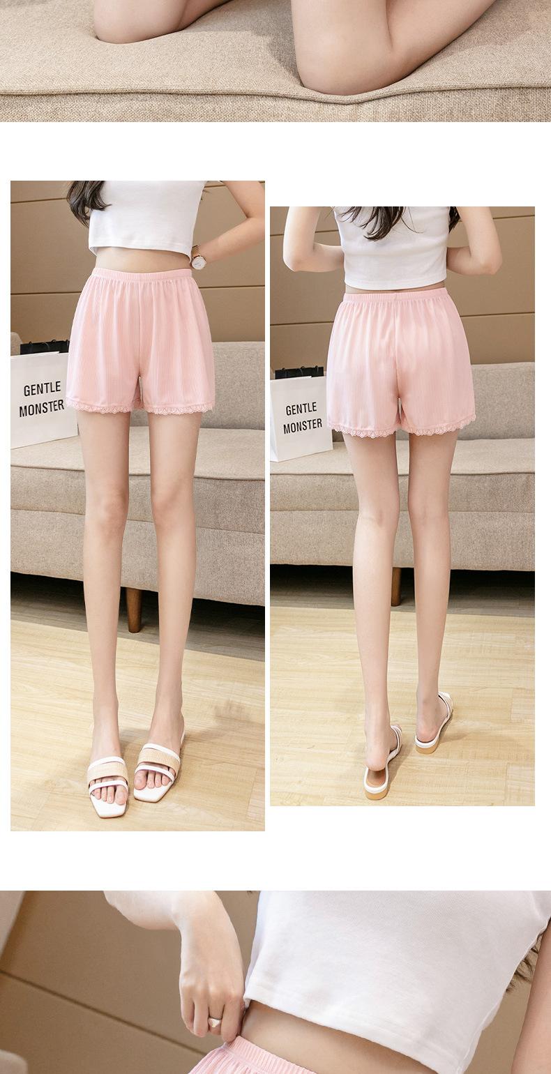 Product Introduction of [Golden PotatoWomen's Wear] Loose Ice Silk Safety Pants Women's Large Size Anti-Exposure Can Be Worn outside Thin Base Shorts Lace High Waist Safety Pants Women Womenswear Panty Lingerie Comfort Basic Minimalist 15