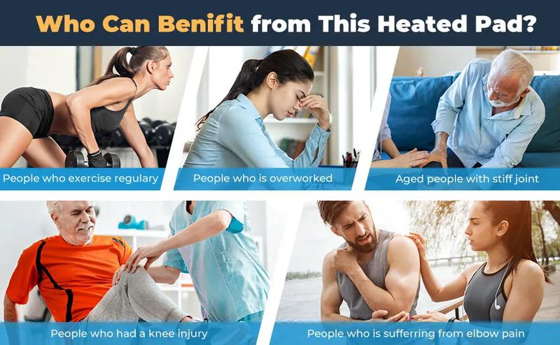 Product Introduction of Electric Shoulder Massager Thermal Elbow Support Belt  Joint Relax Knee Heated Massage 70