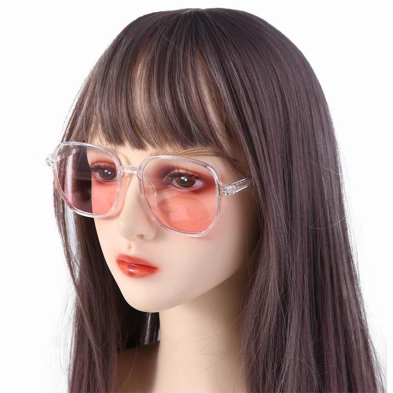 Product Introduction of Kawaii Anti-UV Glasses Girlish Square Frame Korean Style Blush Glasses Reading Glasses Presbyopia Eyeglasses Women Sunglasses 10