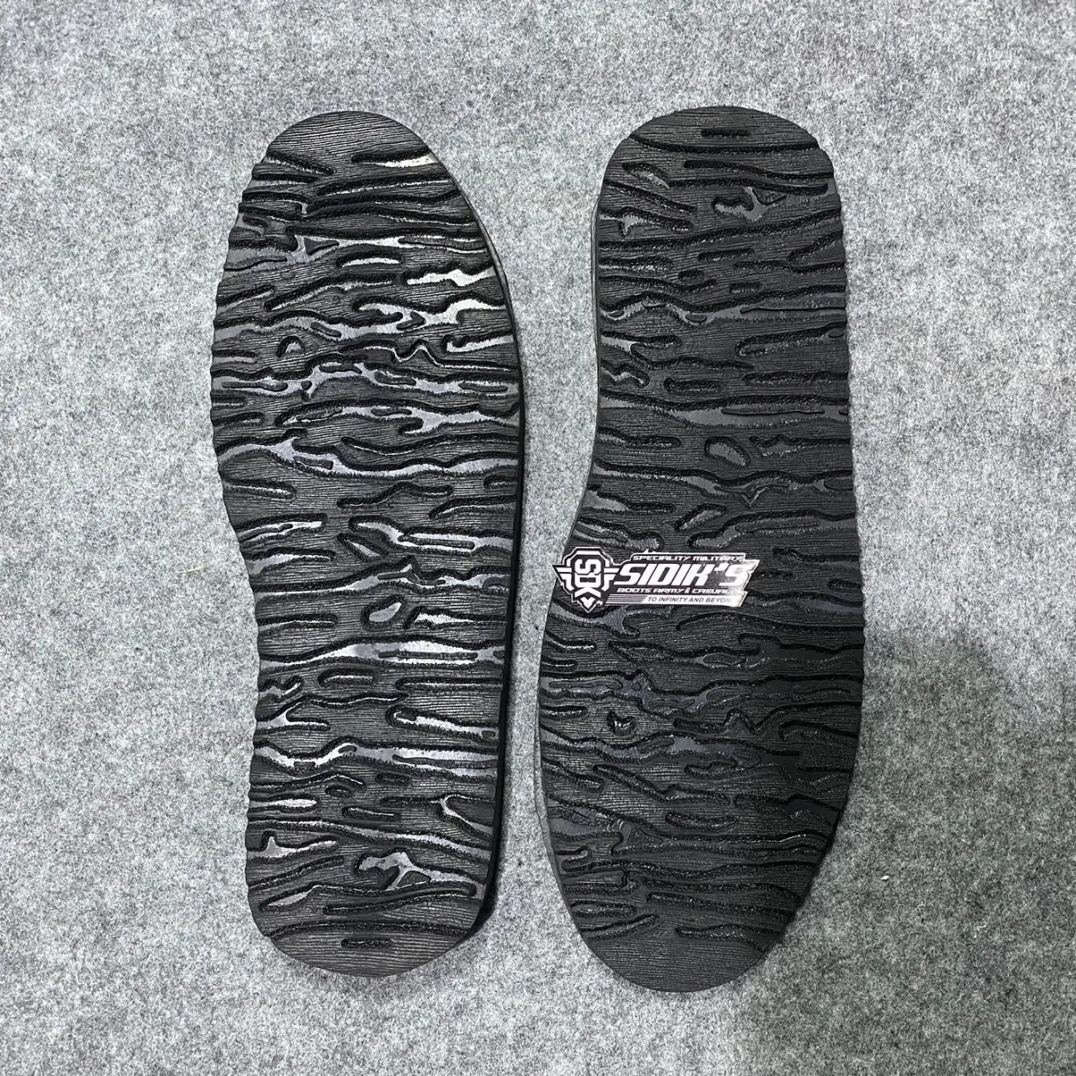 Sole sepatu pdh sole karet rubber datar dan radial Hak 3cm Musim panas shoe shoes Pria Hitam sole potong