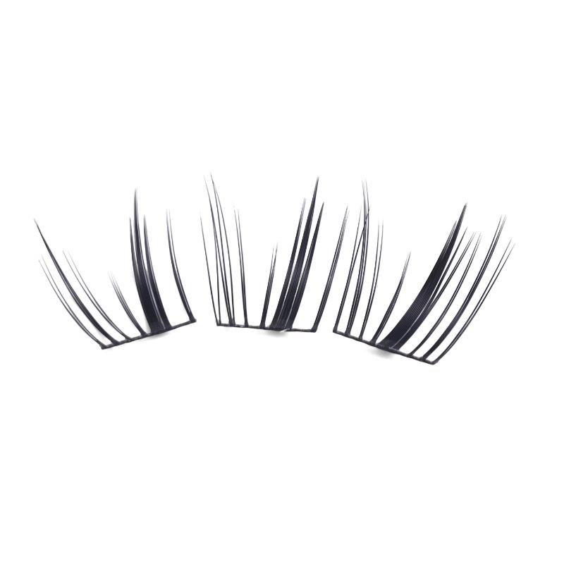 Product Introduction of 10 Rows/box Bunches Segmented Glue-free Eyelashes Individual Eyelash Cluster Natural Eyelash Extension False Lashes Makeup Tool 26