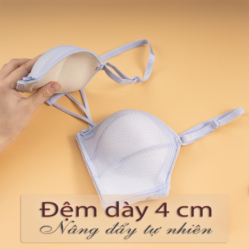 Áo lót bra nâng đẩy đệm 4cm cài trước tiện lợi Alice's Al27 5