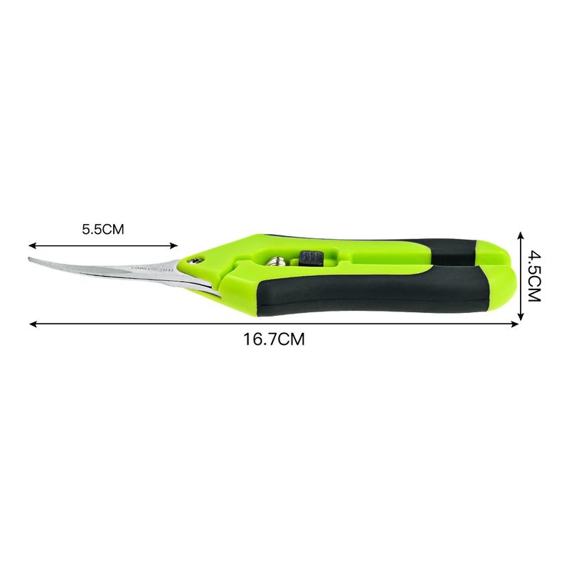 Product Introduction of Garden Pruning Shears Stainless Steel Pruning Tools Hand Pruner Cutter Grape Fruit Picking Weed Household Potted Branches Pruner 24