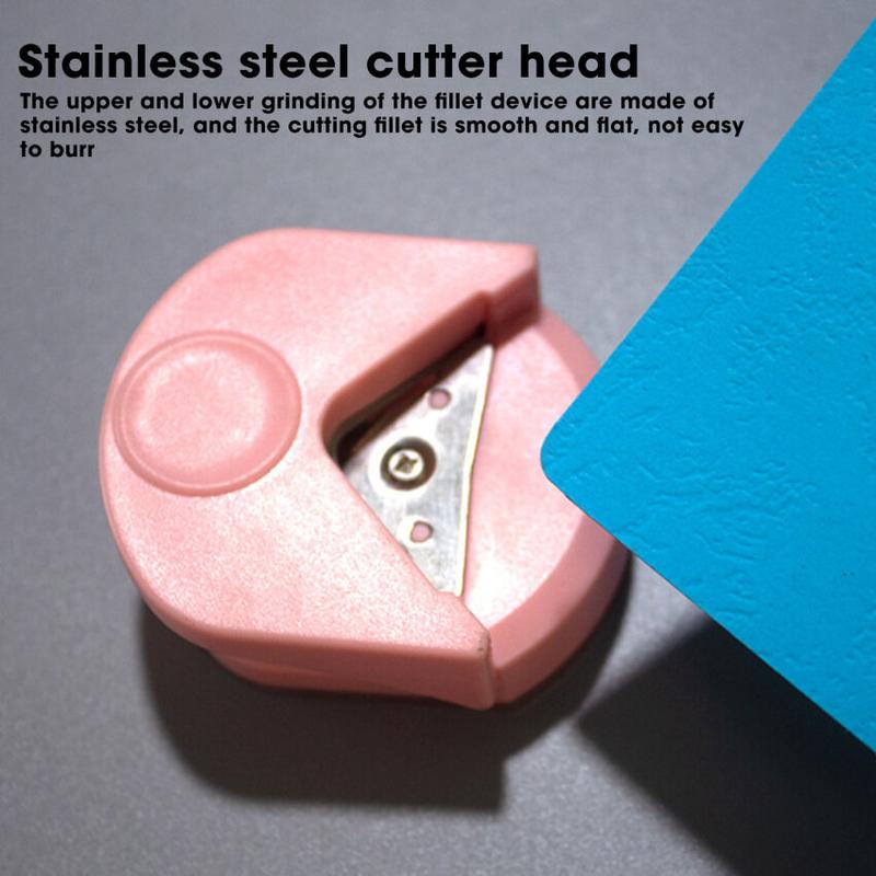 1Pcs R4 Corner Rounder Chamferer 4mm Paper Punch Card Photo Cutter Tool Craft Scrapbooking DIY Round Angle Machine 4
