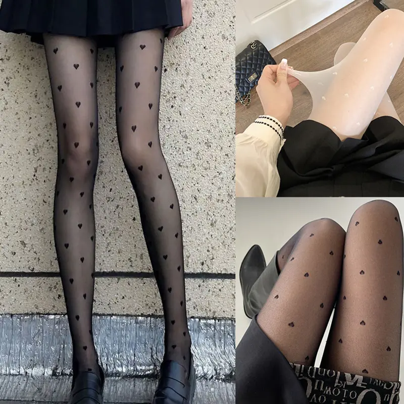 Quần Tất Nữ, Gợi Cảm, Mỏng Và Không Đường May, Chất Liệu Nylon, Cao Đến Đùi, Quần Tất, Đồ Lót, Sọc Gợi Cảm, Phong Cách Punk, Thời Trang Đường Phố, Quần Tất Women Nhung Voi