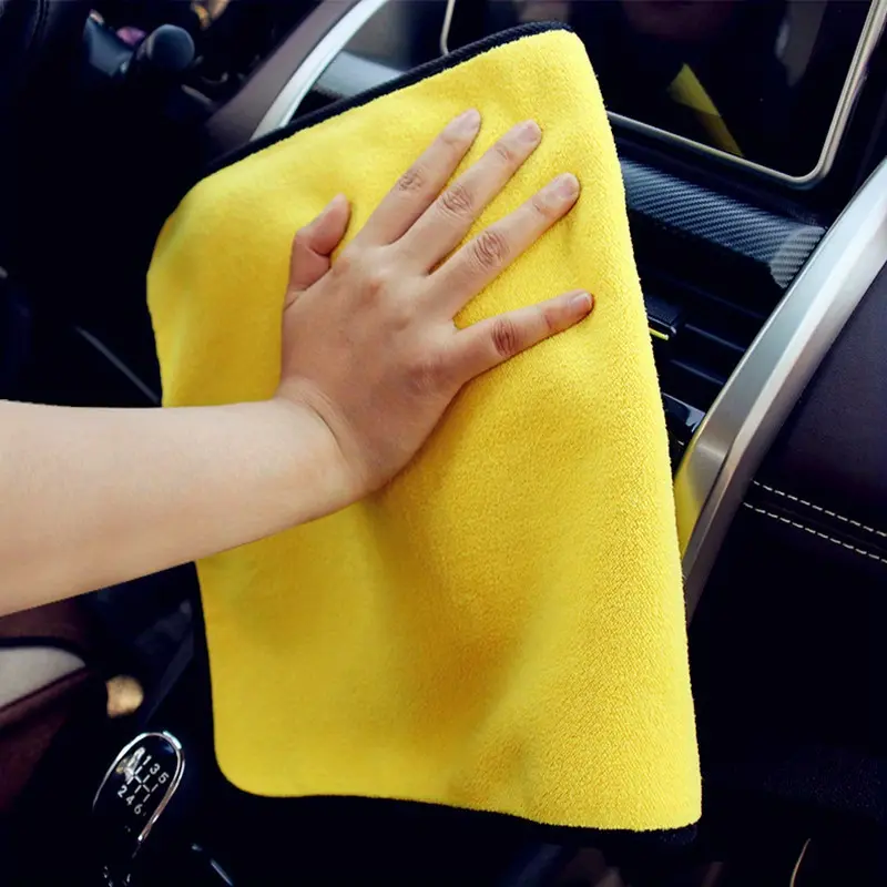 Super Absorbent Wash Towel - Suitable for Dishwashing Mats in Boat, Car Repair Shops, Hotels, and Restaurants - Double-sided, Thick, Absorbent, Glass Wiping and Cleaning Towel household  cleaning  products microfiber  cloth
