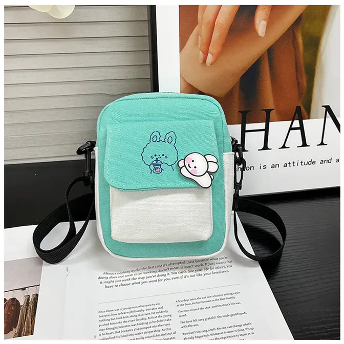 Túi đeo chéo xinh xắn dùng để đựng đồ cá nhân Bag Nữ Bag Nữ 5