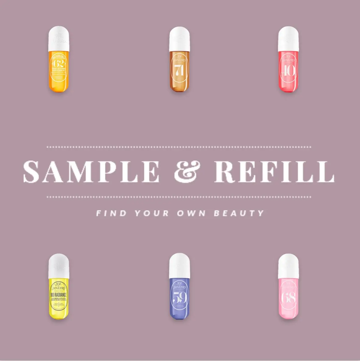 SAMPLE & REFILL - XỊT THƠM CƠ THỂ VÀ TÓC