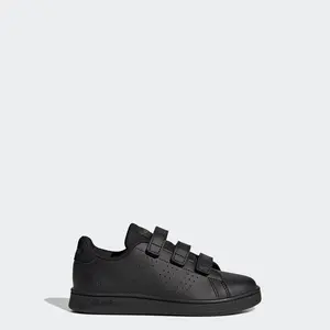 adidas Tennis & Lifestyle Advantage Court Lifestyle Hook-and-Loop Shoes Unisex Black GW6490