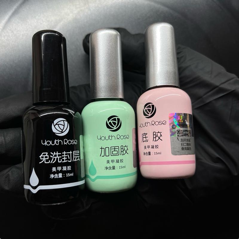 [ Hành Chính Hãng] Base Top Cứng Móg Hoa Hồng Sơn Gel. chính Hãng 15ML Làm Nail. Độ bóng bền đẹp .