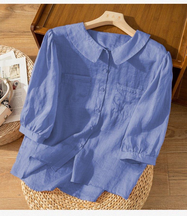 Product Introduction of Áo Sơ Mi Tay Lửng Cho Nữ Siêu Xinh - SMTL 4