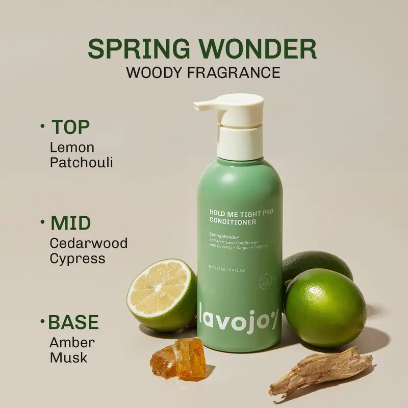 【BEST SELLER BUNDLE】 lavojoy Hold Me Tight Pro Shampoo + Conditioner Spring Wonder 2 in 1 Bundle Set | Perawatan Rambut Rontok | Ginger | Ginseng | Caffeine 5