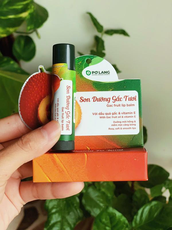 A07 Son dưỡng môi Pơ Lang dưỡng hồng môi từ trái gấc - A07