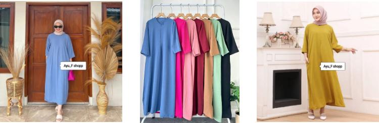 Product Introduction of DASTER CRINKLE AIRFLOW  TANGAN 3/4 POLOS JUMBO // DRESS CRINKLE AIRFLOW TANGAN 3/4 11