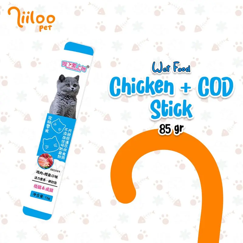 SNACK KUCING STICK - Cemilan Kucing Lezat & Bergizi wet  food 3
