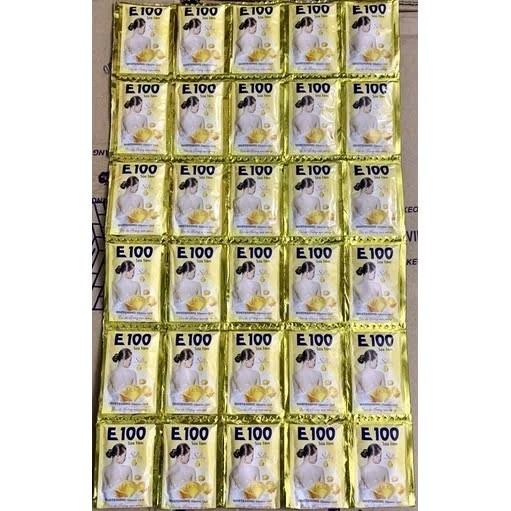  Sữa tắm trắng da E100 vàng 5 dây 24 gói  120 gói  