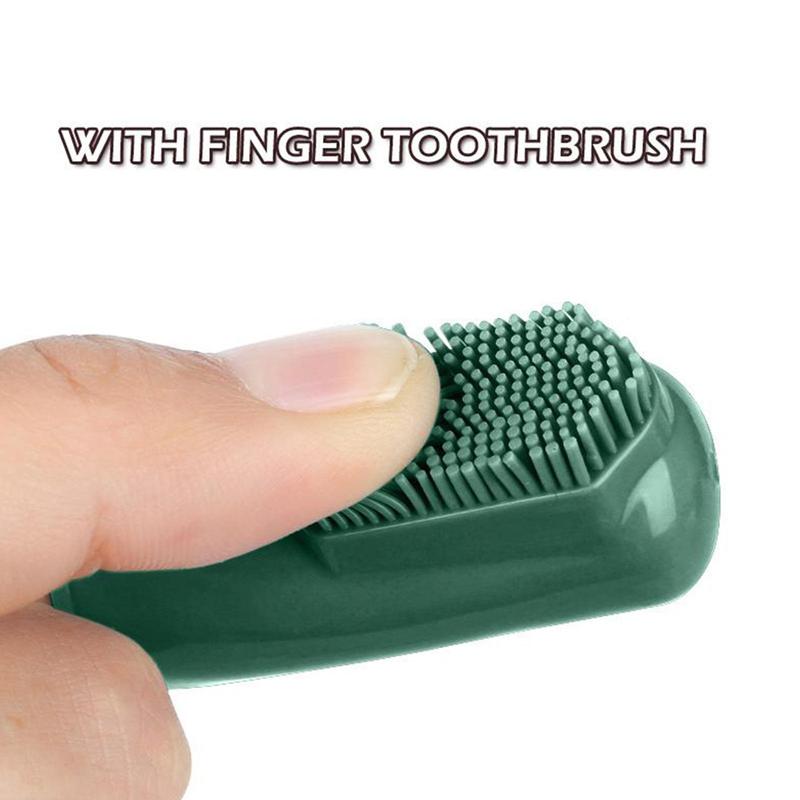 Product Introduction of 1pc Pet Toothpaste Toothbrush Set 360° Cat Dog Dental Cleaning Supplies Pet Oral Brush Clean Y2W1 35