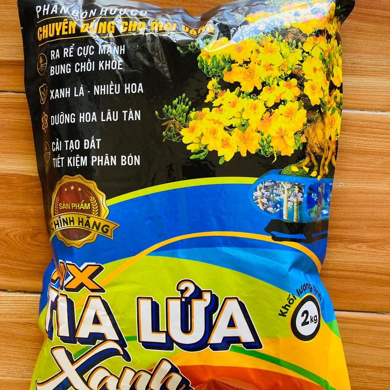  Phân bón hữu cơ Tia lửa xanh chuyên mai vàng 2kg 