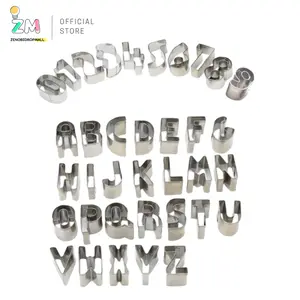 [TERLARIS] CETAKAN WORTEL HURUF / CETAKAN KUE STAINLESS Cetakan Hiasan tumpeng Set Huruf A-Z