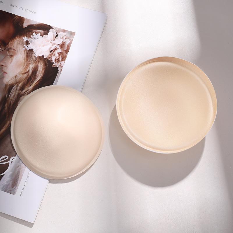 Product Introduction of New 1Pair Women's Round Chest Pad Yoga Bra Pads Soft Sponge Sports Swimsuit Bralettes Nursing Underwear Inserts 25