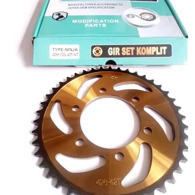GEAR GIR SET PAKET NINJA 2TAK 150 NINJA R SS 428 122 42T 14T 2