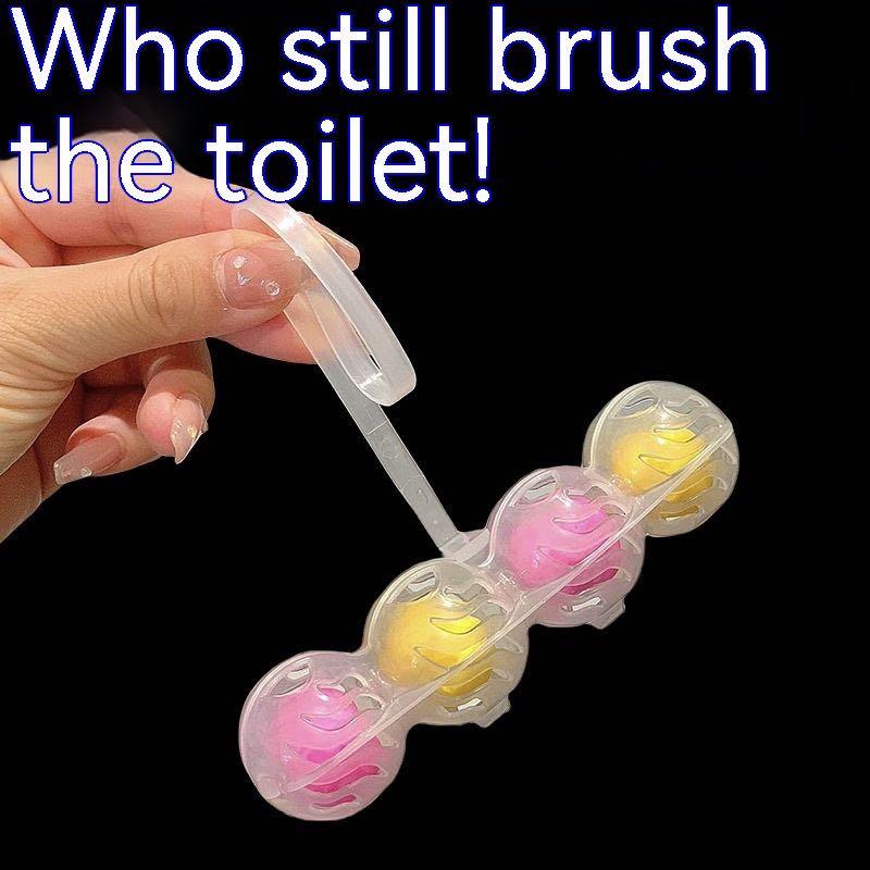 Product Introduction of Hanging Toilet Cleaning Ball Automatic Toilet Cleaner 4 in 1 Bowl Toilet Sterilizer Remove Odor Air Freshener Toilet Aromatherapy Fragrance Deodorization Toilet Cleaning Bead toiletgel 45