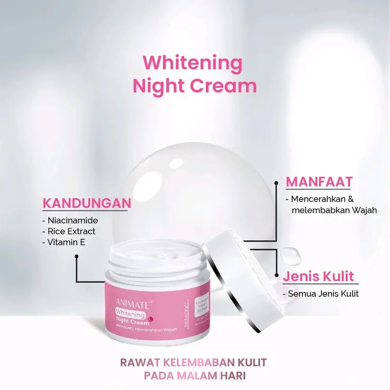 Animate Whitening Series | Day Night Toner Facial Wash 2
