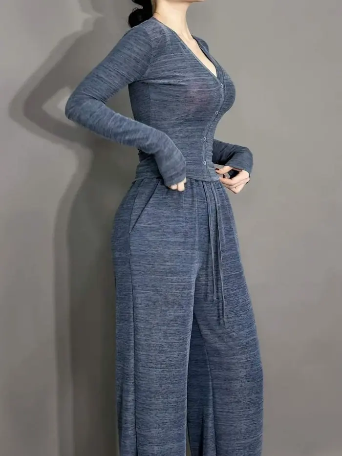 set thun len cardigan QC tay dài