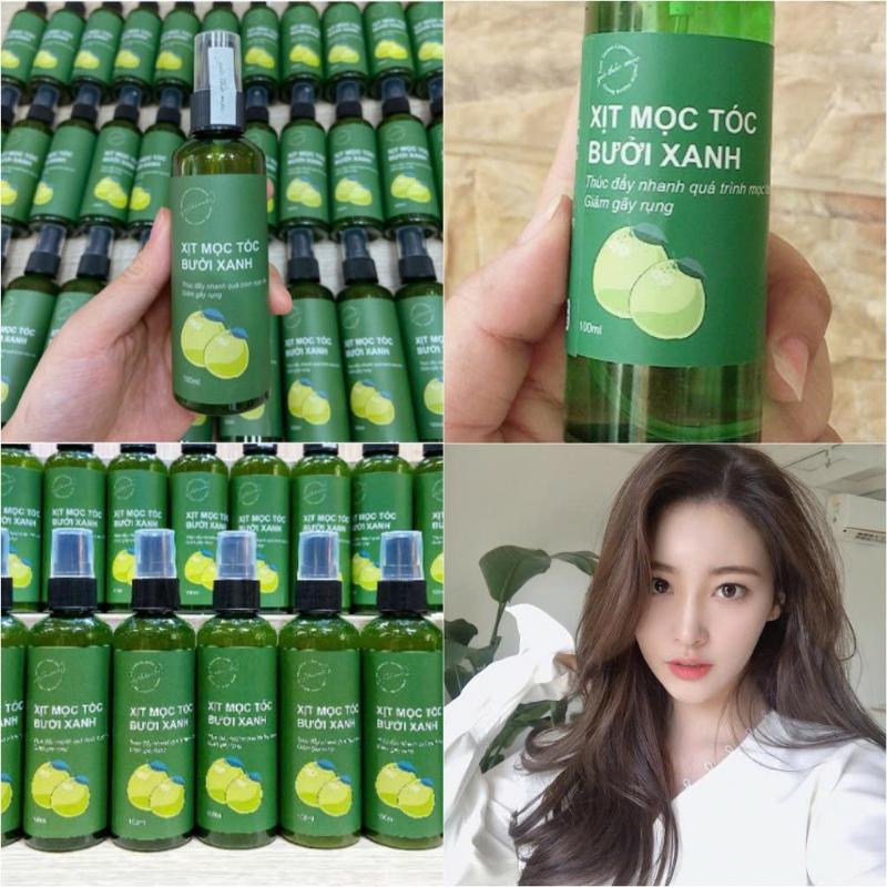 CHAI XỊT MỌC TÓC BƯỞI XANH, KÍCH THÍCH MỌC TÓC HIỆU QUẢ SAU 2 TUẦN 100ML 6