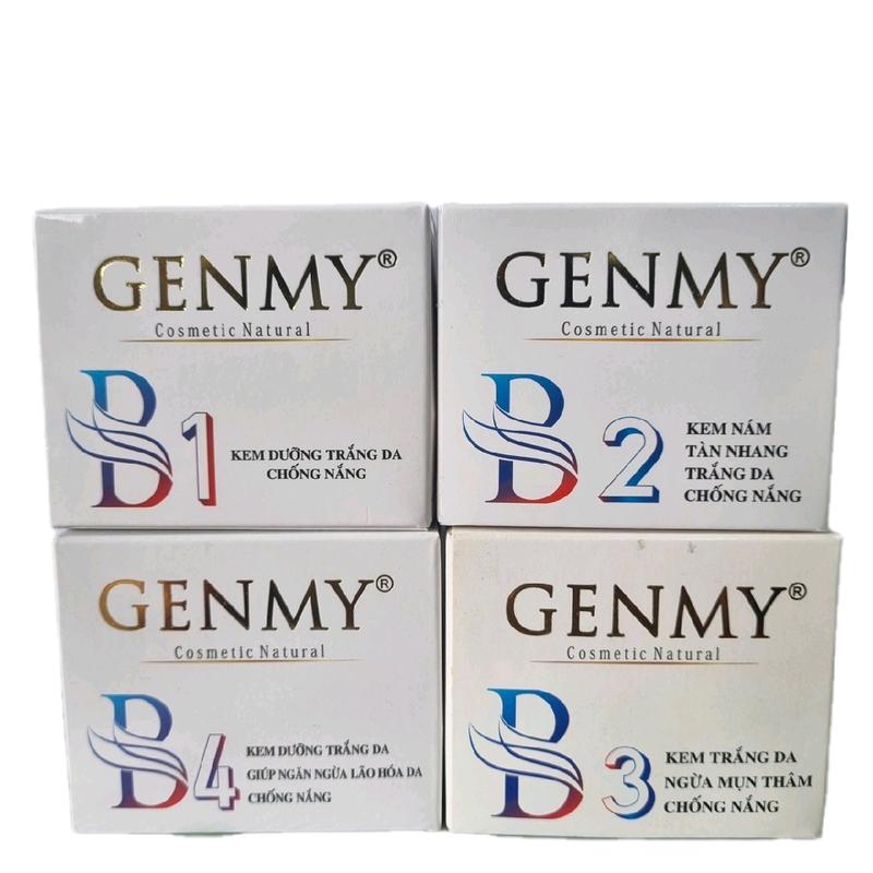 Kem Genmy B1, B2, B3, B4 10g cỡ nhỏ giúp dưỡng trắng da
