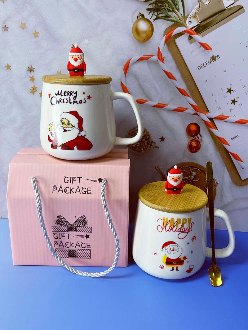 Product Introduction of Cốc Gốm, Thiết Kế Ông Già Noel Giáng Sinh, Hộp Quà Người Tuyết, Cốc Cây Thông Noel, Thích Hợp Làm Quà Tặng Cho Bạn Bè Và Bạn Gái 29