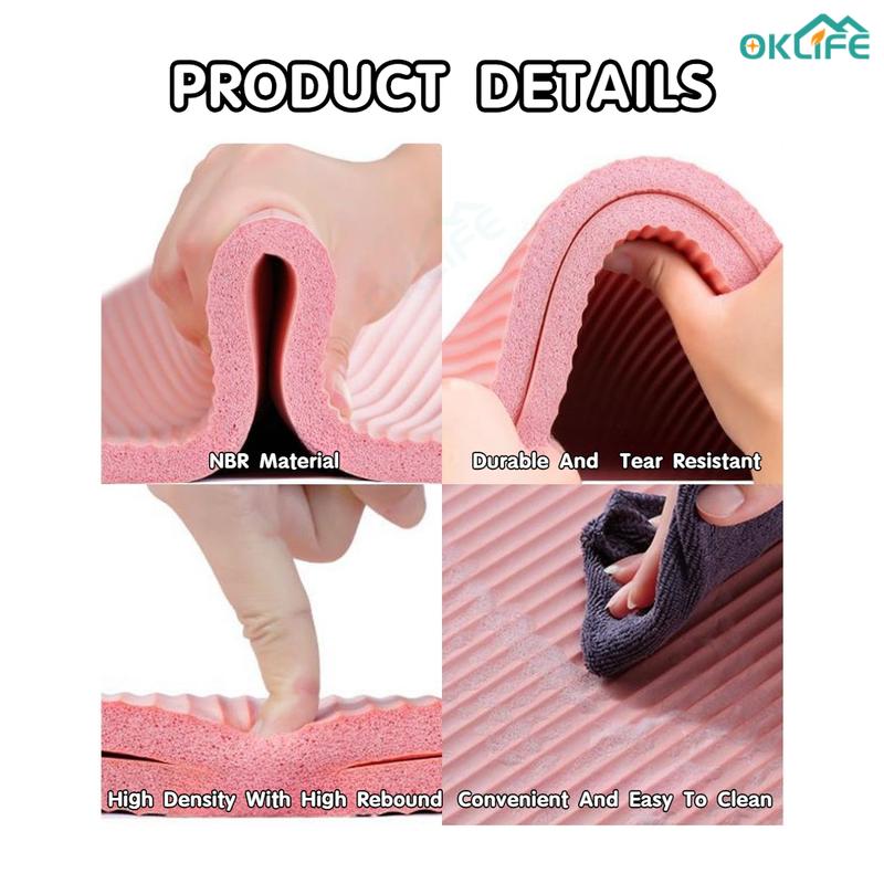 Product Introduction of [OKLIFE. SG]EVA Comfort Foam yoga matt for Exercise Yoga mat Yoga Mat Anti-skid Sports Fitness Mat Thick 14