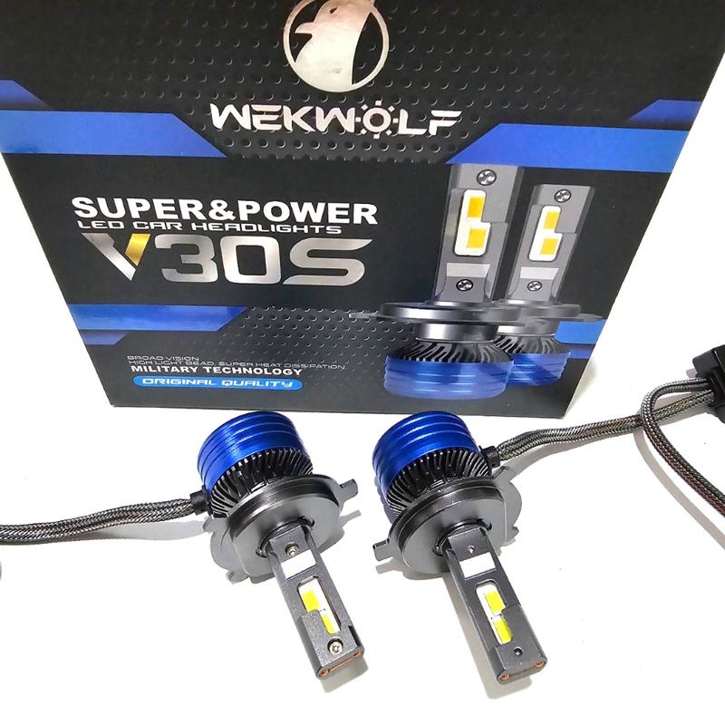 Đèn Pha Đèn Pha led V30s CHÂN H7 Siêu sáng 24 chip LED công suất 60W nhiệt màu 6000K chân cắm H7 bảo hành 12 tháng