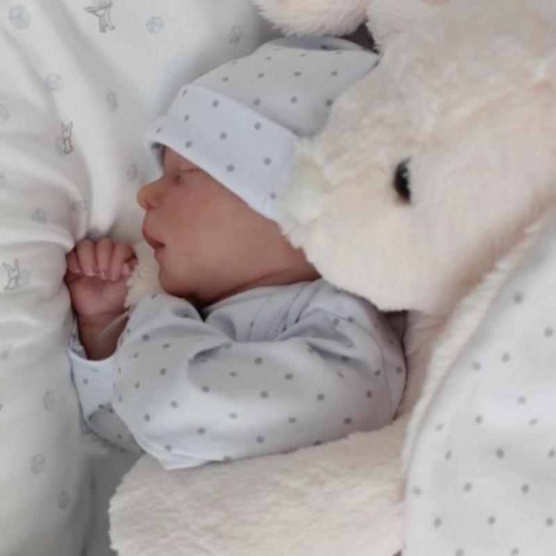 Realistic Reborn Doll, Cute Newborn Doll with 3D-painting Skin and Visible Veins & Accessories, Birthday Gift for Child, Christmas Stocking Filler, Reborn Baby Dolls, Toy 5