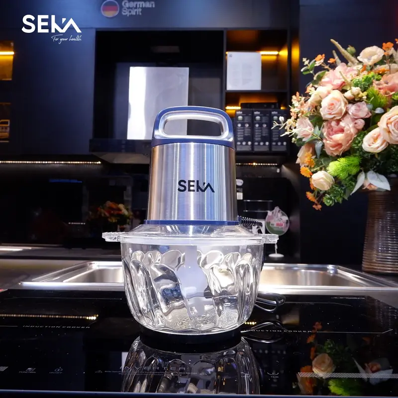 Cối xay đa năng seka, xay thịt, xay củ quả, xay rau bảo hành chính hãng 1 năm Xay Sinh Tố 7