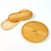 Gambar IMPODIO Tatakan Bambu Natural – Tray Kayu Oval & Bundar / Alas Gelas & Pajangan Minimalis - ROUND dari Impodio Kota Tangerang Selatan 3 Tokopedia