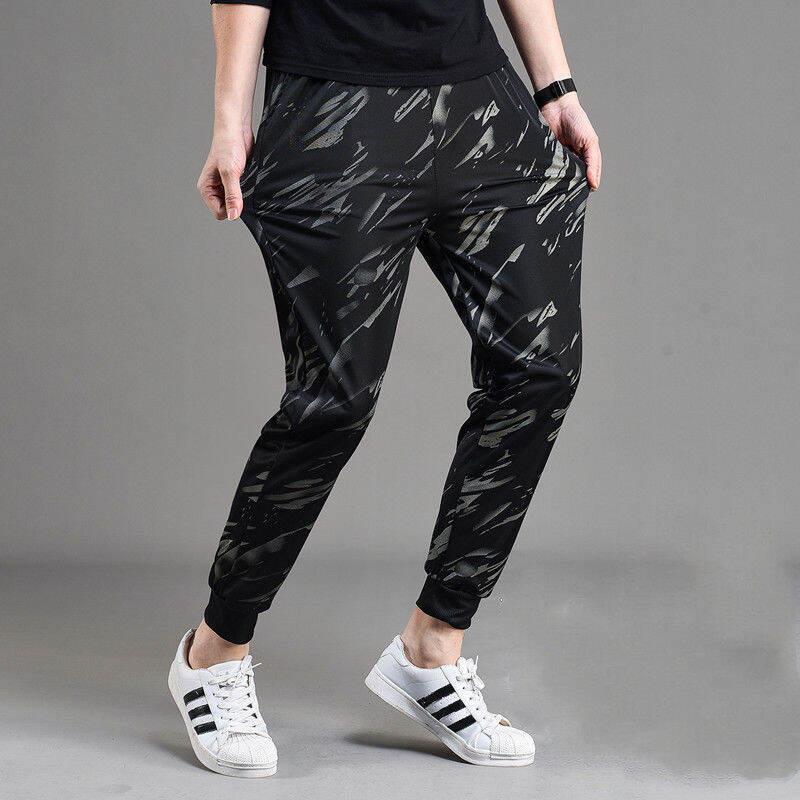 Autumn Trousers Men Stretch Camouflage Pant Casual Leg Fitting Sweatpants Loose Wear-resistant Trousers 1